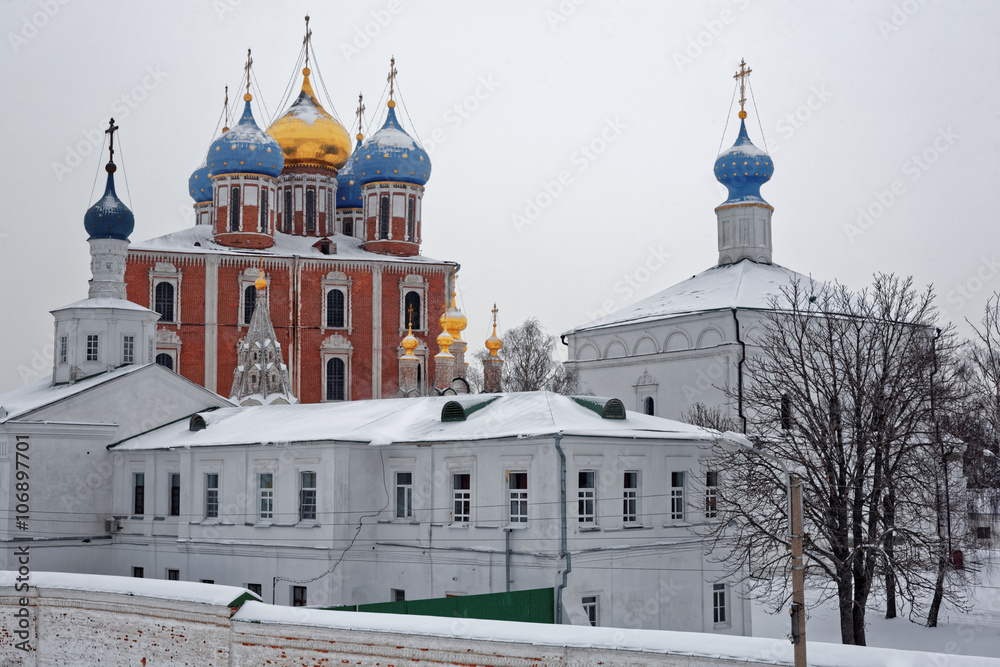 Ryazan Kremlin, winter