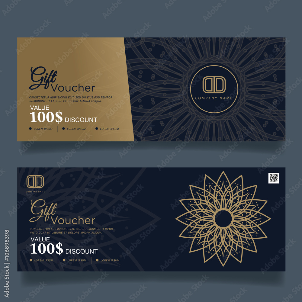 Gift Voucher Premier Color Stock Vector Adobe Stock