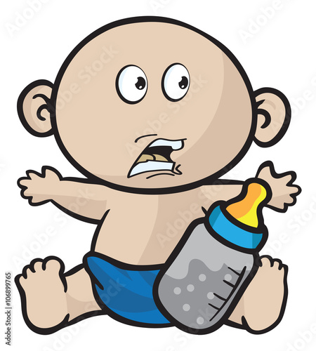 human emotions in a little baby
