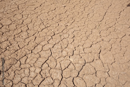 Cracked earth drought