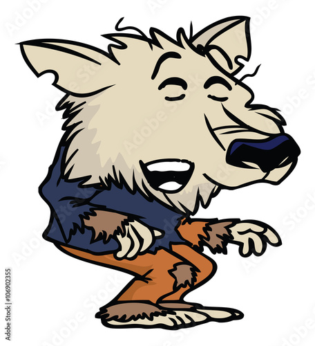 cartoon werewolf
