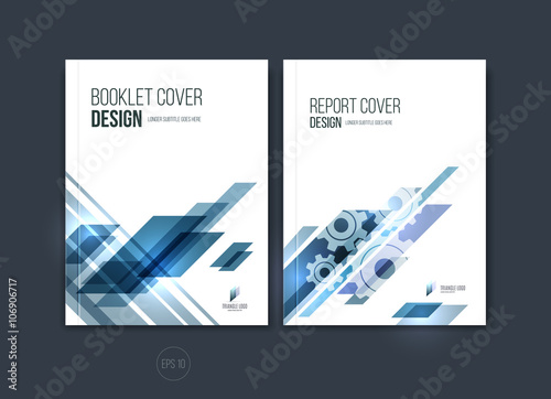 Wallpaper Mural Abstract cover design, business brochure template layout, report Torontodigital.ca