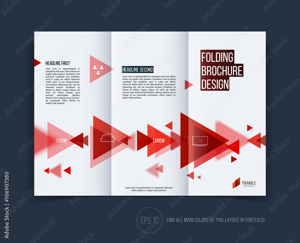 Vector abstract brochure flyer design, business cover template l
