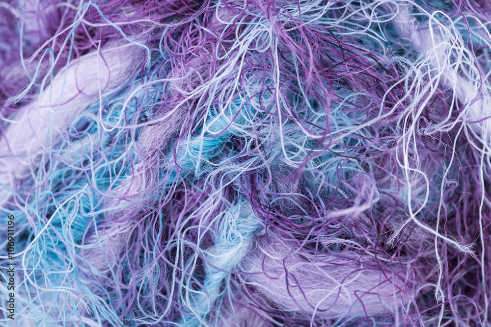 macro textured color wool yarn thread macro textured color wool yarn thread