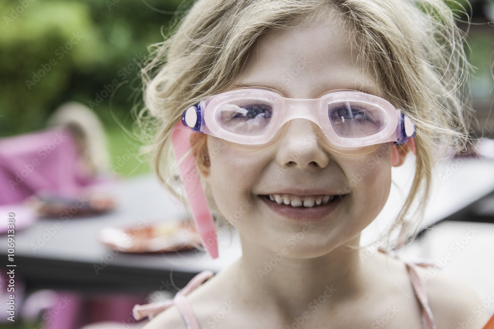 Girl wearing goggles Stock Photo Adobe Stock