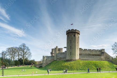 Beautiful day in Warwick Castle  photo