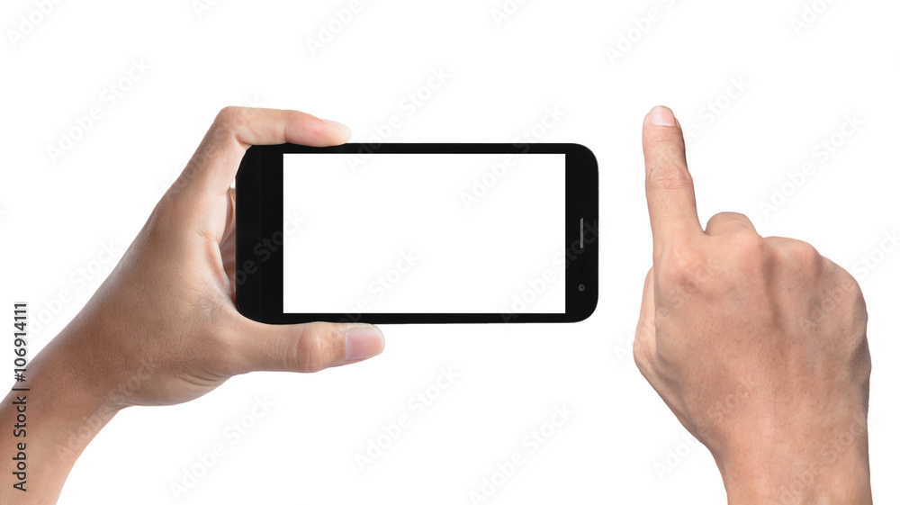 hand and smartphone hand and smartphone
