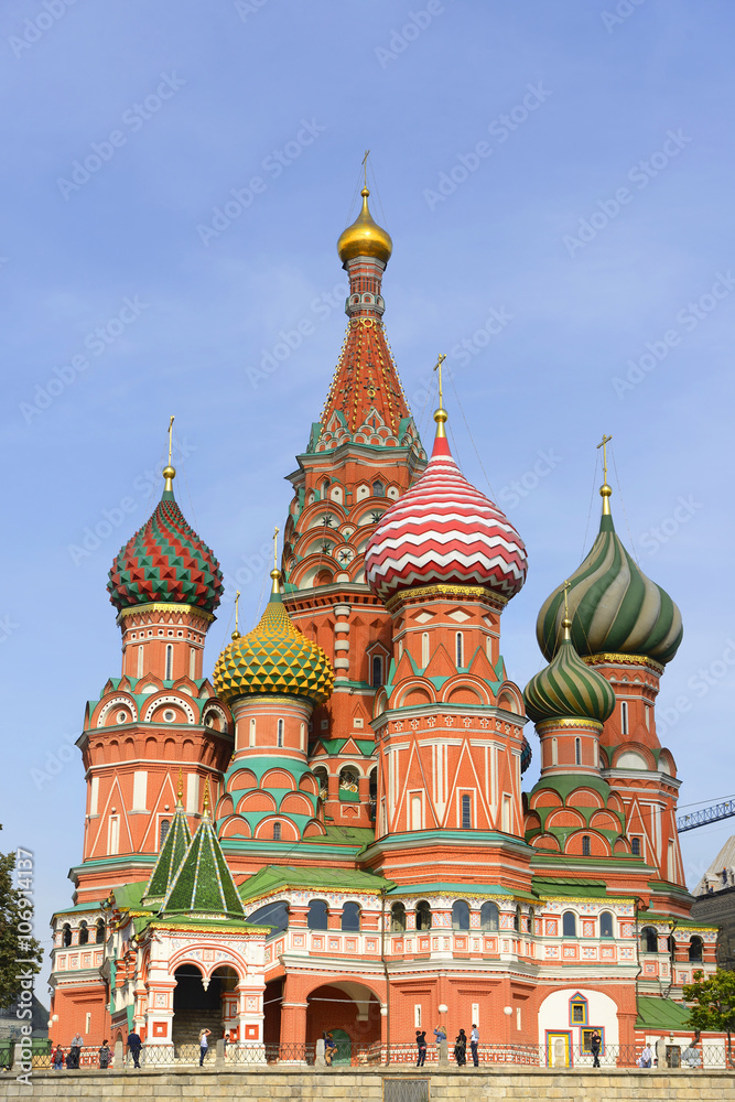 St. Basil Cathedral on Red square, (Cathedral of the Protection of the Virgin on the Ditch), Moscow, Russia St. Basil Cathedral on Red square, (Cathedral of the Protection of the Virgin on the Ditch), Moscow, Russia