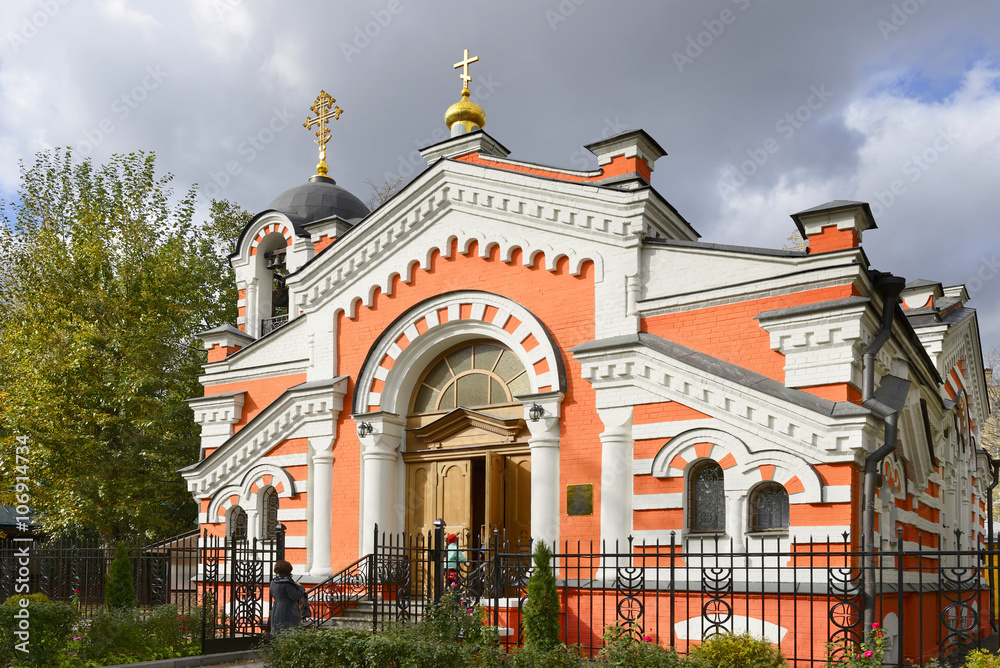 Chapel of the Archangel Michael at Kutuzov house (in the suburb Kutuzov), Moscow, Russia