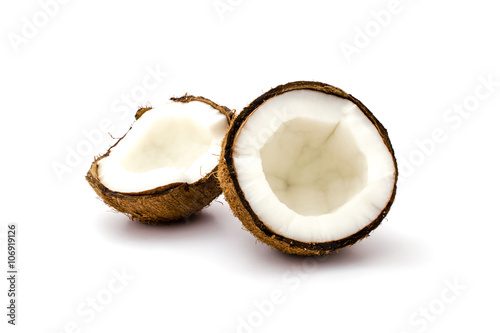 Coconut  isolated on white Background