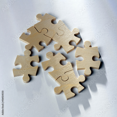 Jigsaw puzzle pieces