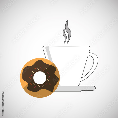 Coffee mug  design, vector illustration