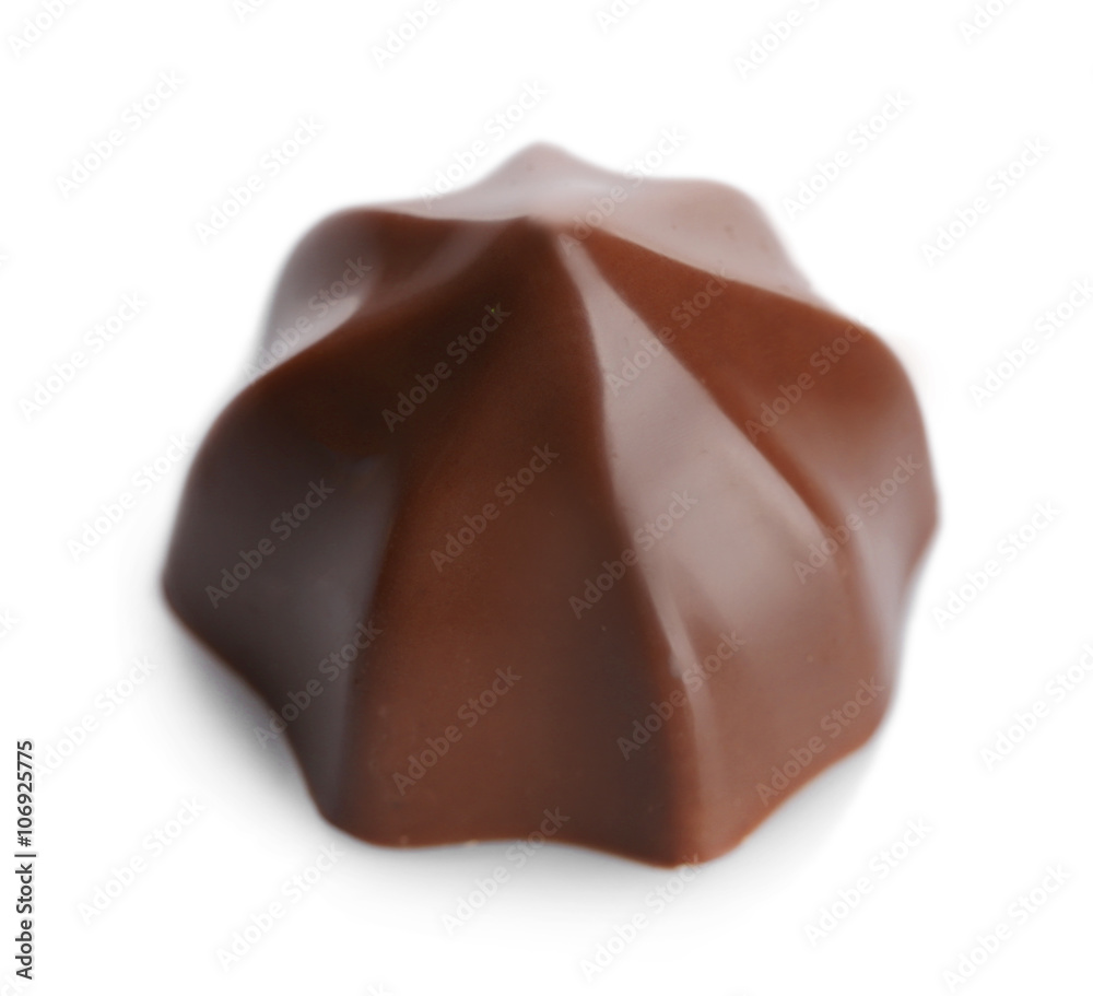 Chocolate candy, isolated on white Chocolate candy, isolated on white