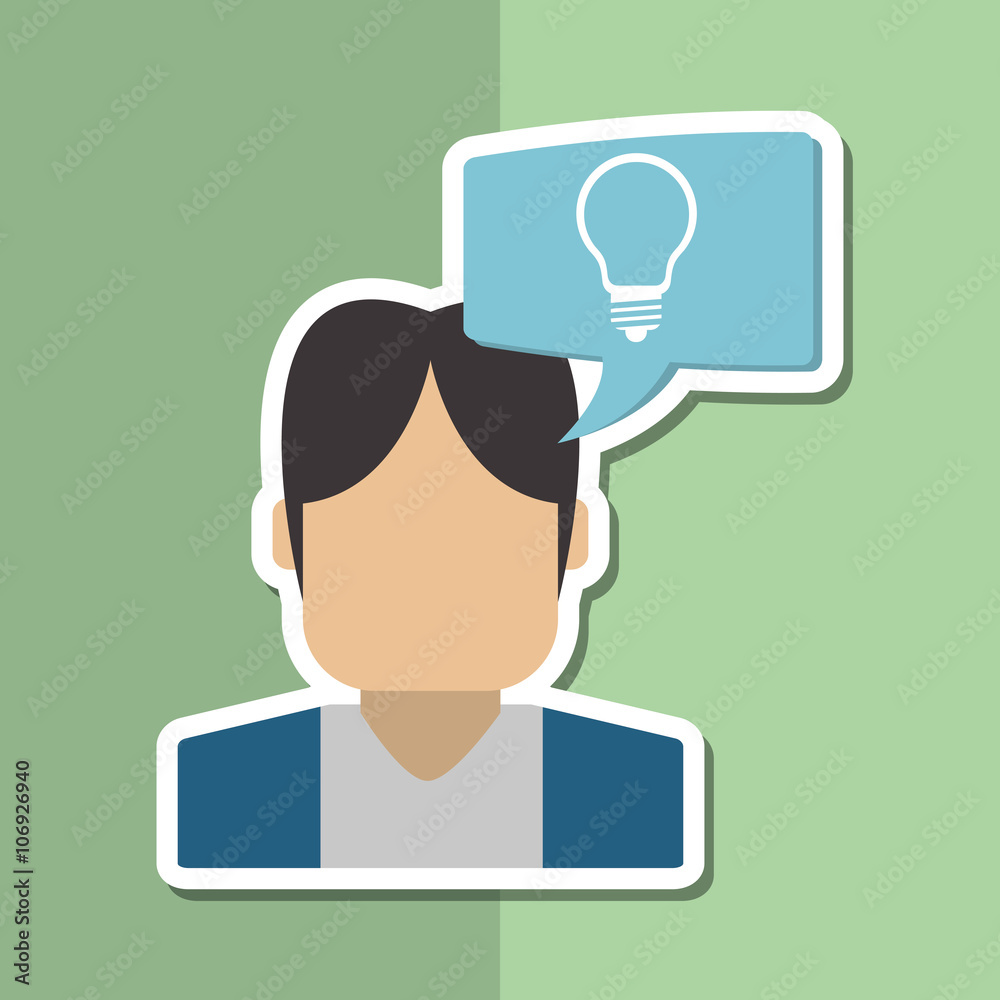 Big idea icon design, vector illustration Big idea icon design, vector illustration