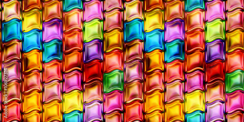 Seamless texture of abstract shiny colorful