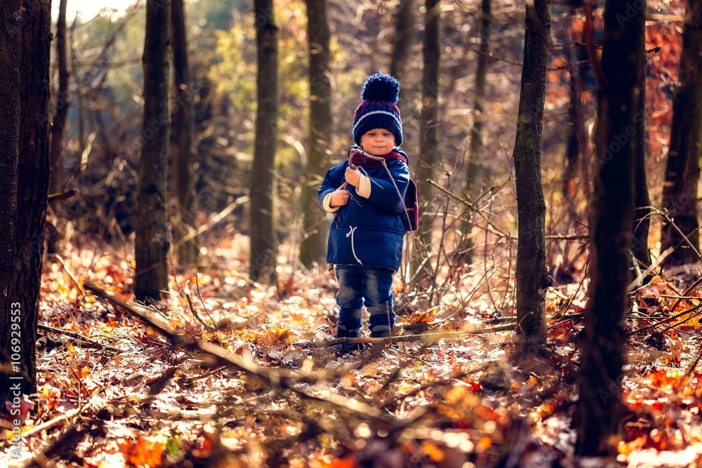 Caucasian boy playing outdoor. Caucasian boy playing outdoor.