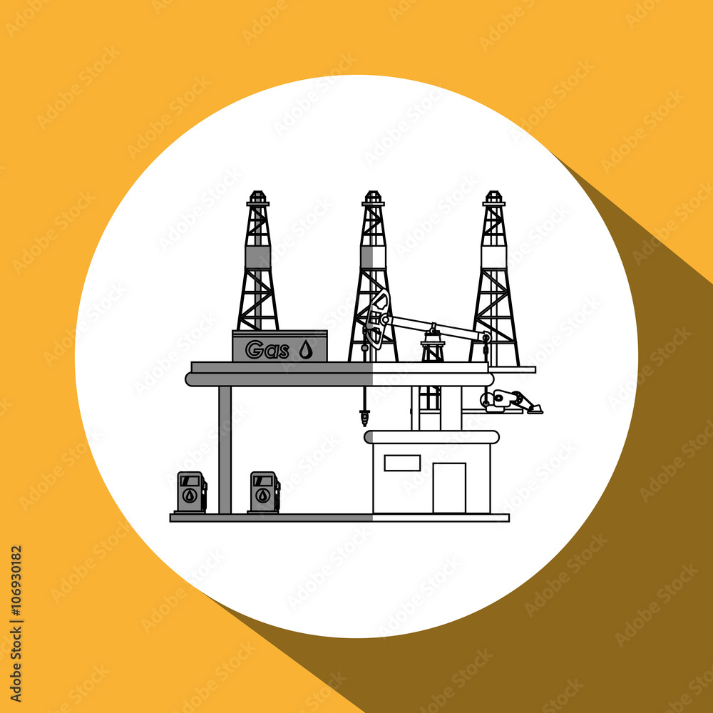 Oil Industry design, vector illustration