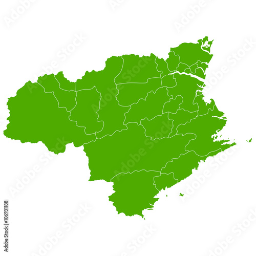 徳島 地図 緑 アイコン