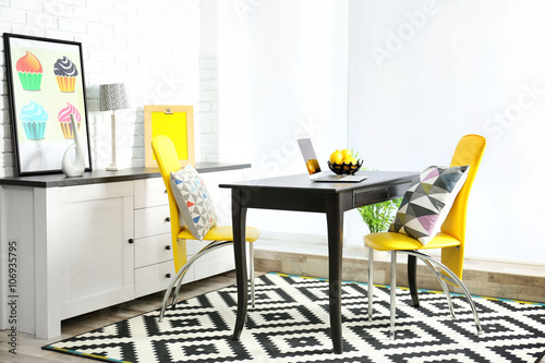 Modern room design. Furnitu...