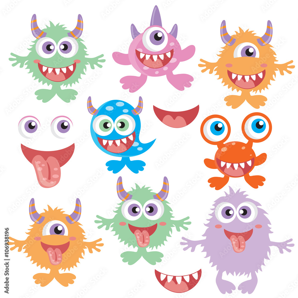 Monster vector illustration Monster vector illustration