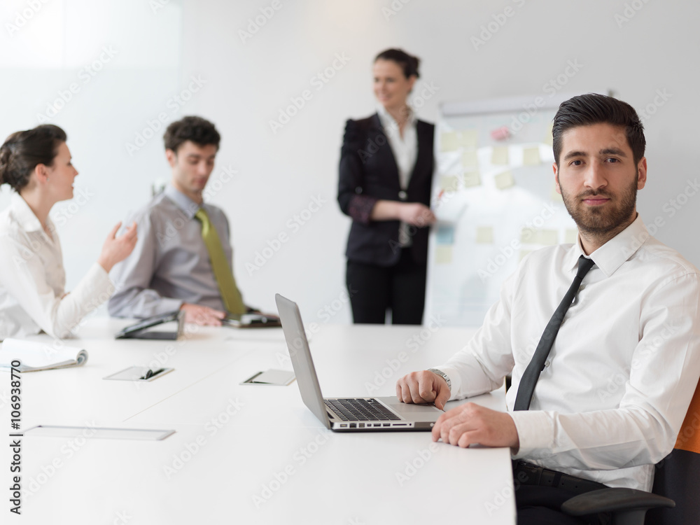 portrait of young modern arab business man at office portrait of young modern arab business man at office