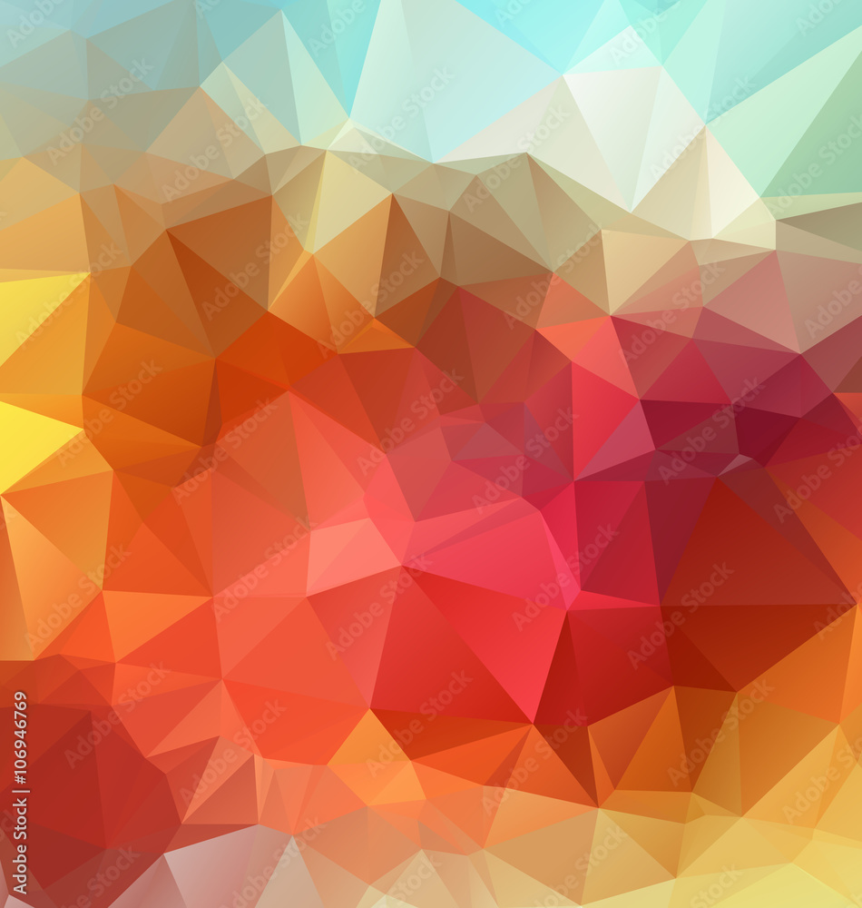 Fototapeta premium Abstract background of triangles