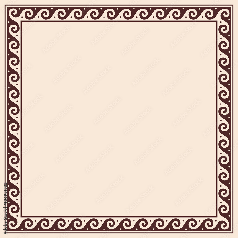 Vector Greek ornament. Vector Greek ornament.