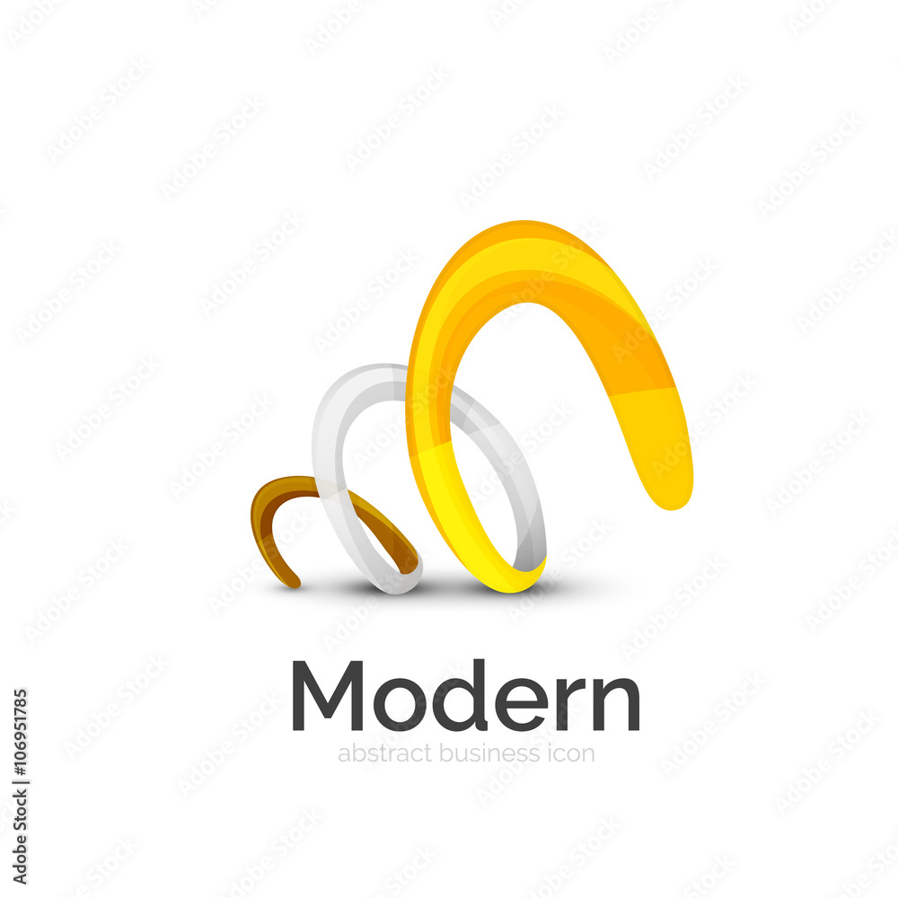 Fototapeta premium Vector ribbon logo