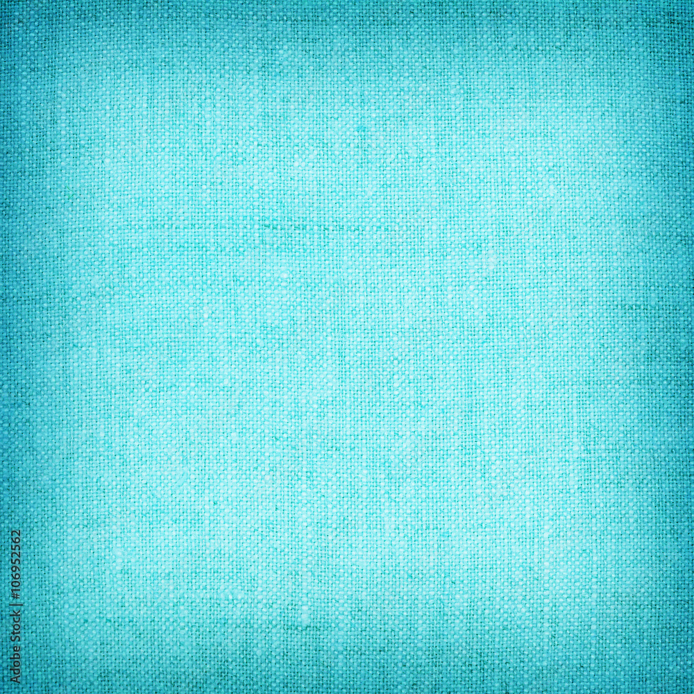 Fototapeta premium natural linen texture for the background.Blue pantone color