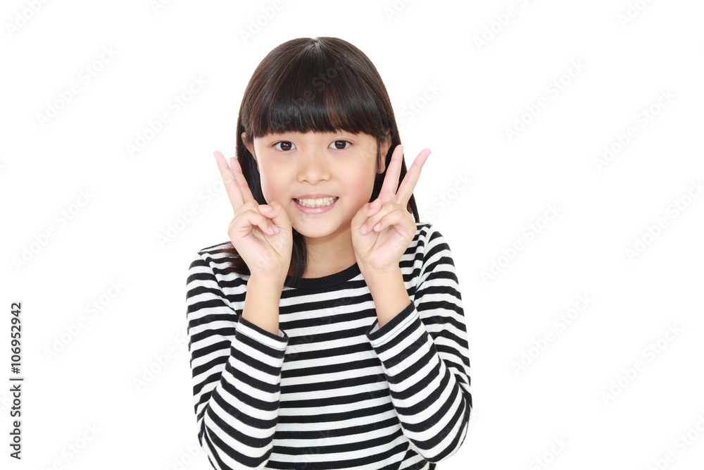 笑顔の女の子 笑顔の女の子
