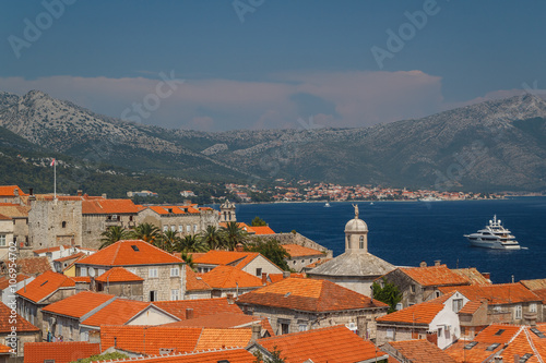A view over Korcula, Croatia