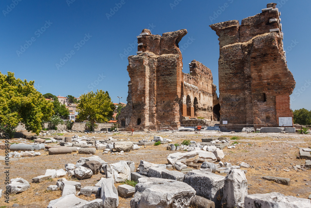 Ruins of the ancient city of Pergamon, Turkey