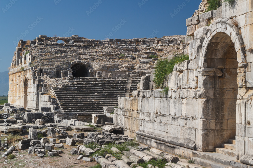 Ruins of the ancient city of Miletus, Turkey