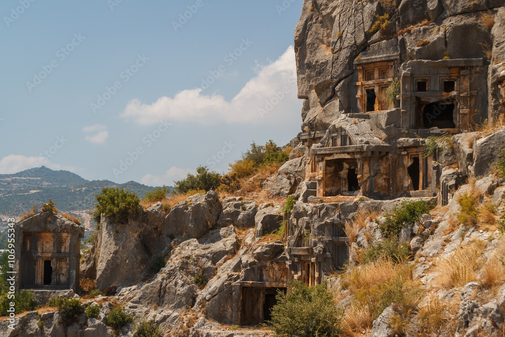 Ruins of the ancient city of Myra (Demre), Turkey