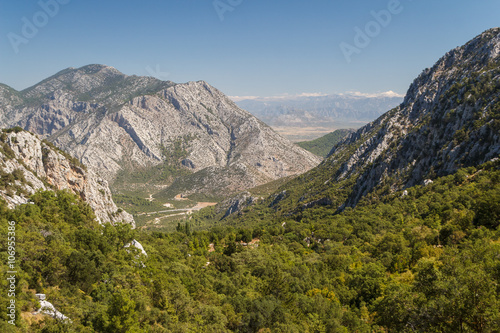 Mountains around the ruins of the ancient city of Termessos