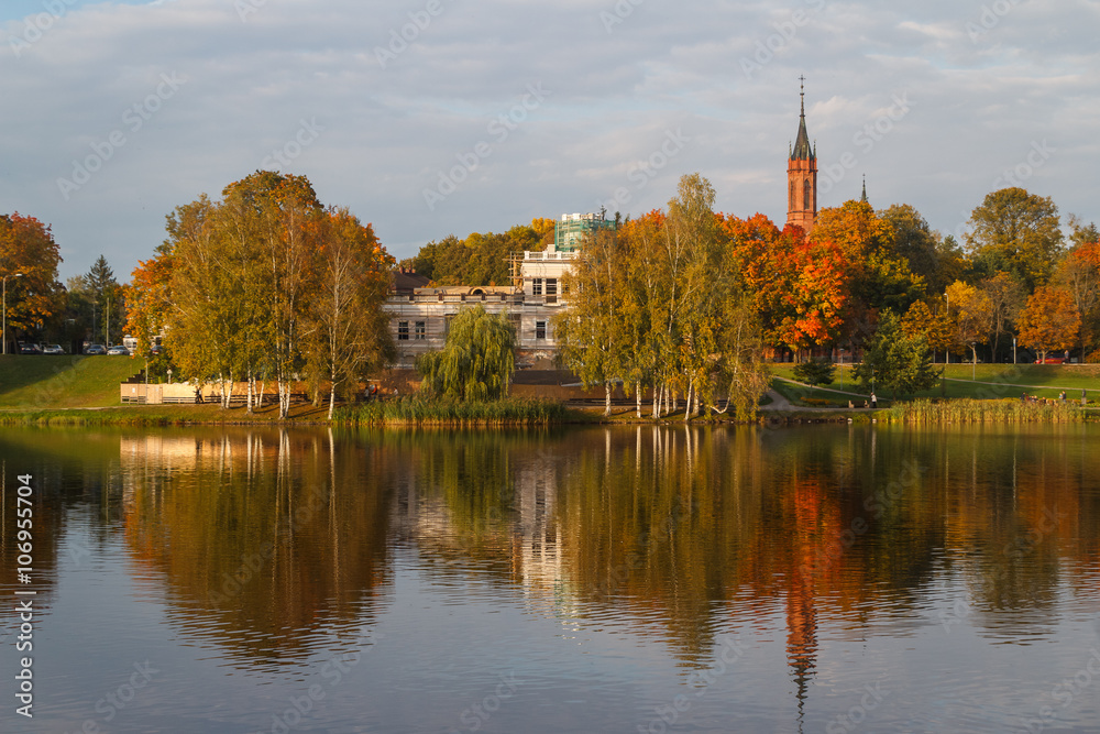 Dressed in autumn colors Druskininkai, Lithuania