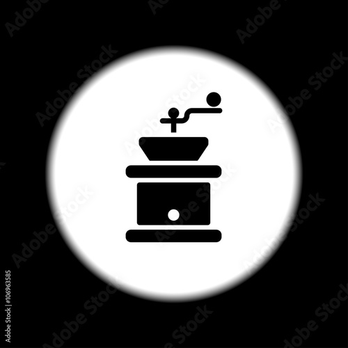 Coffee grinder icon