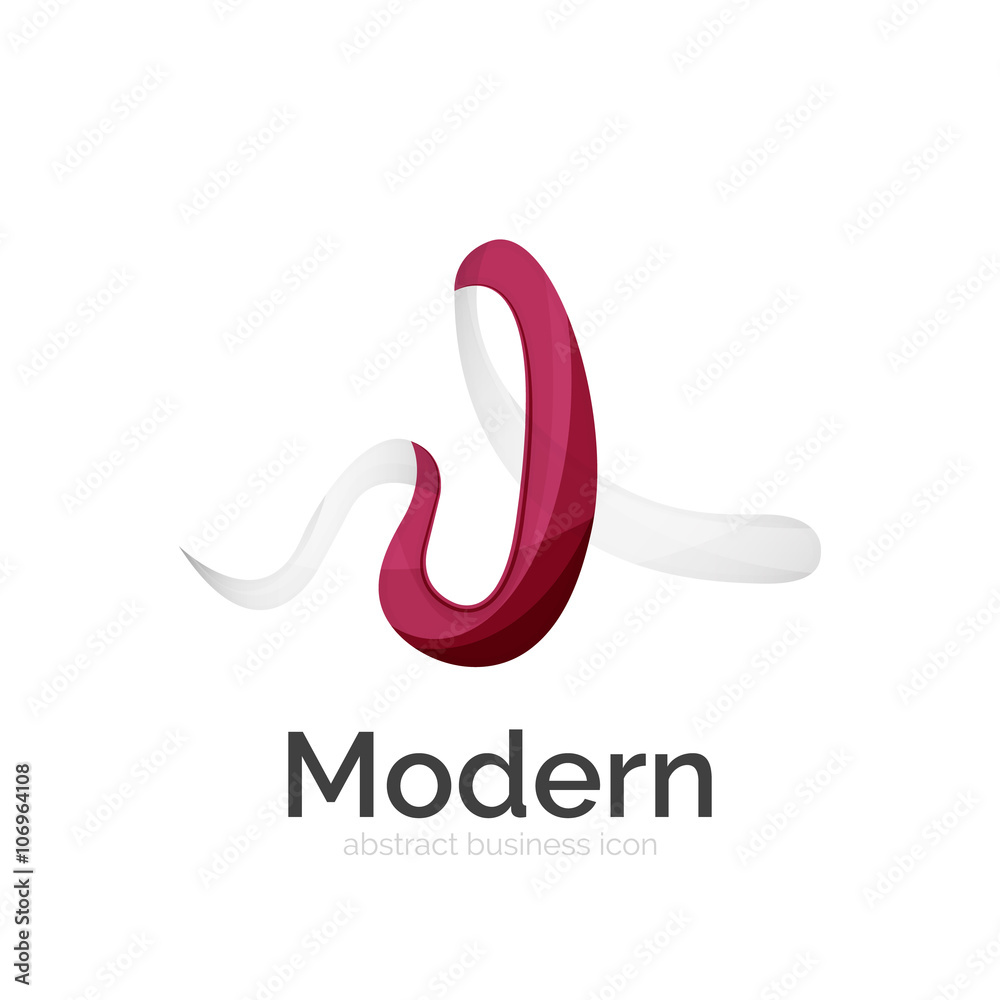 Vector ribbon logo Vector ribbon logo
