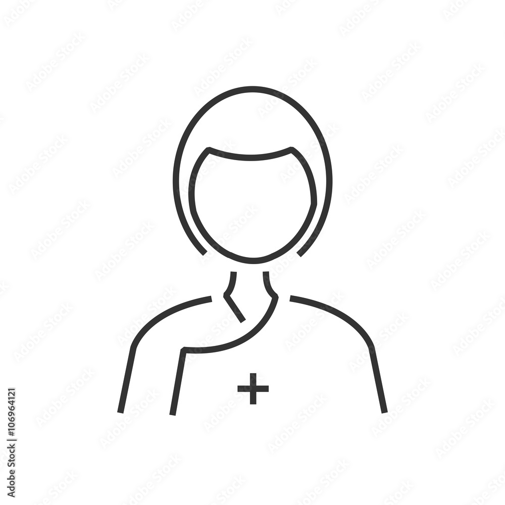 line icon Man Patient Icon line icon Man Patient Icon