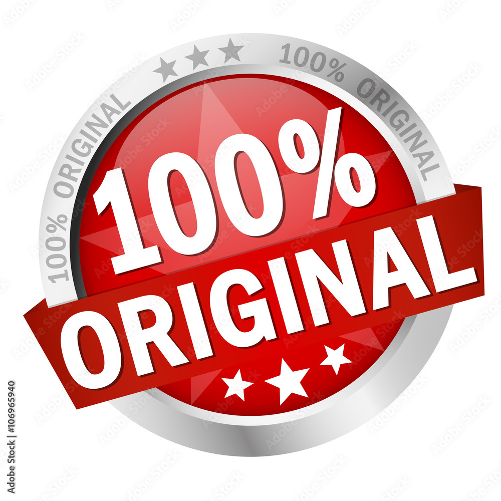 Button with Banner 100% Original Button with Banner 100% Original