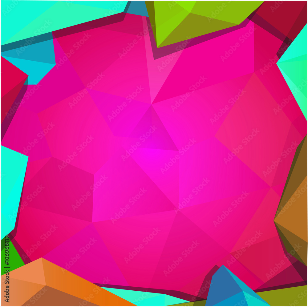 Fototapeta premium Colorful Square blank background