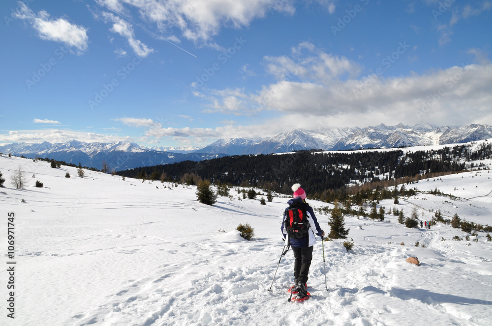 Schneeschuhwandern in Südtirol