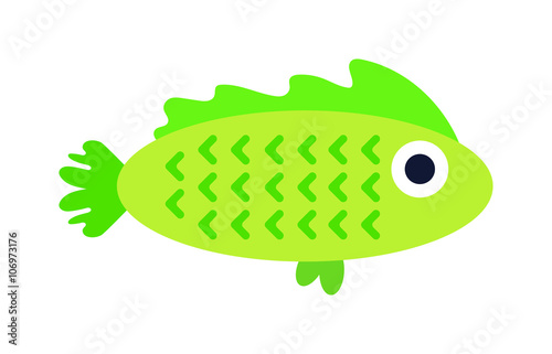 Abstract aquarium vector fish underwater nature animal vector icon