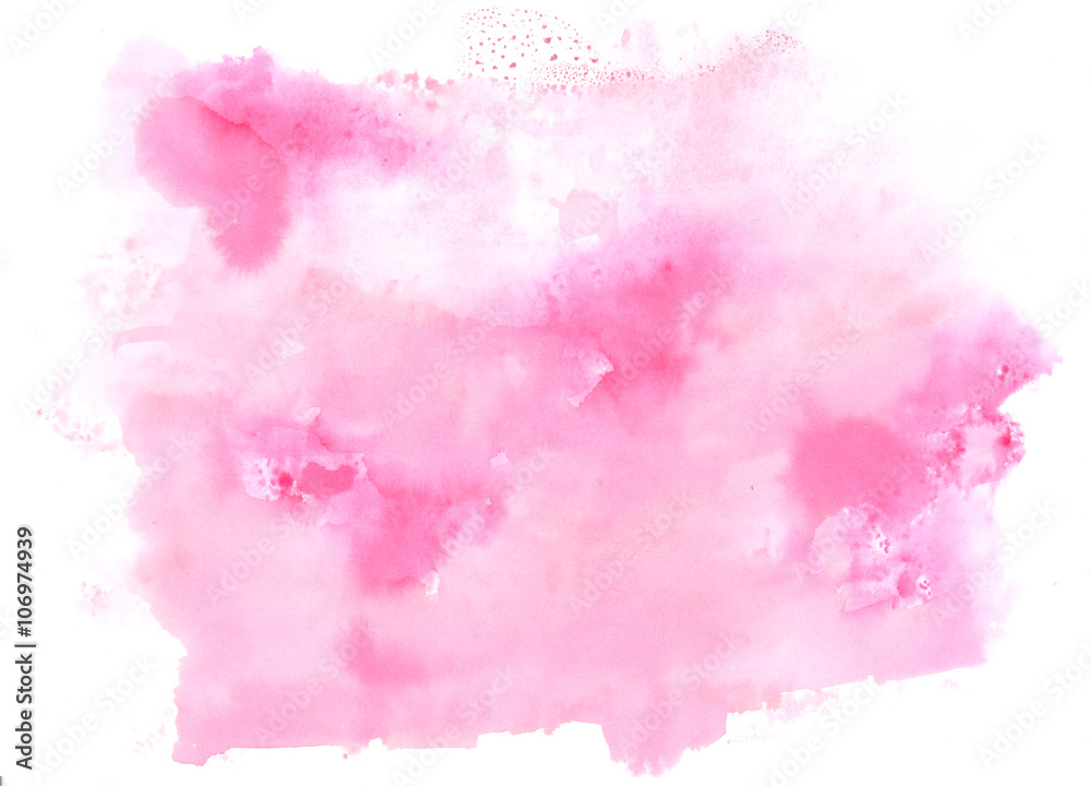 watercolor background pale pink