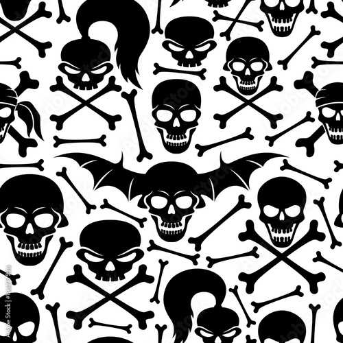 Skulls and bones