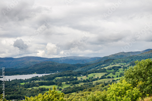 An aerial View of Windermere Lake from Orrest Head