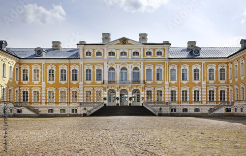 Rundale Palace near Pilsrundale. Latvia