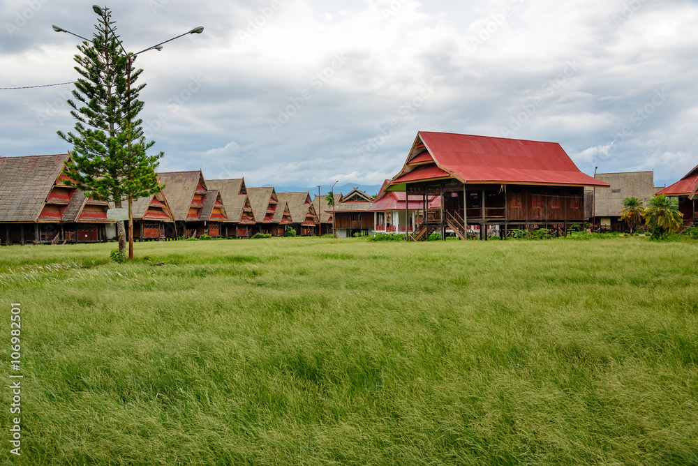 Traditional houses in Tentena