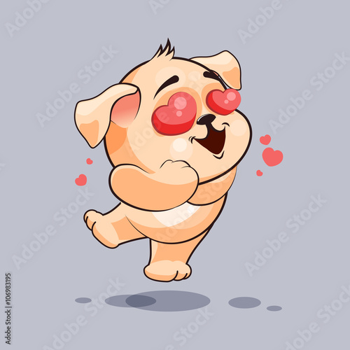 Dog in love