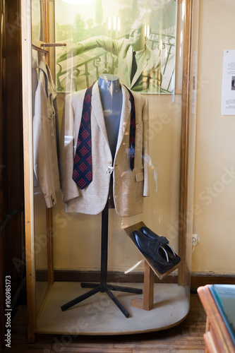 Nabokov's Jackets and Shoes in the Nabokov Museum photo